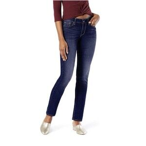 Signature by Levi Strauss Women's Mid-Rise Modern Slim Jeans 18M W34 L30